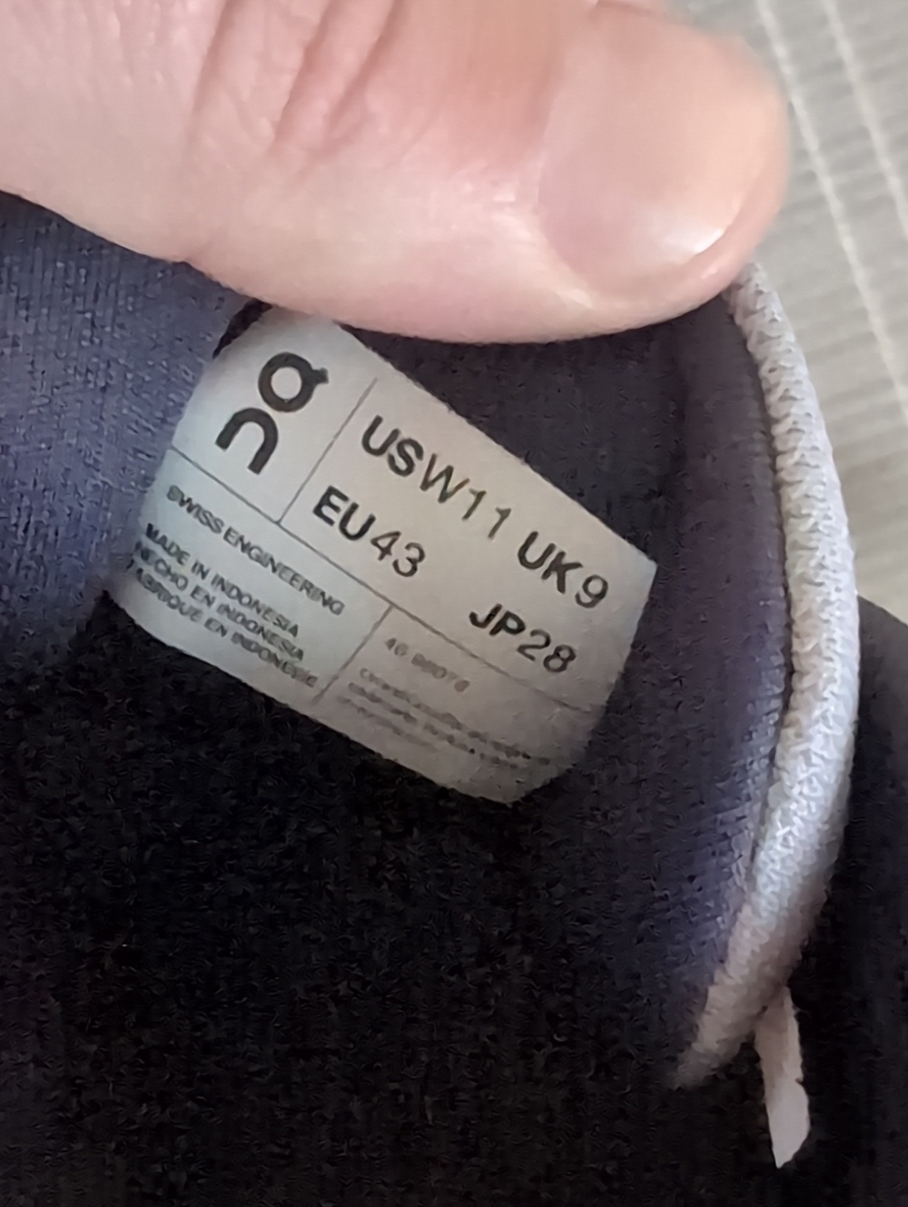 On Running Cloudswift Running Shoes - Light Gray & Pale Pink US W11 - Picture 6 of 6